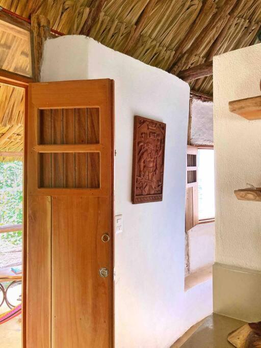 Encantadora Villa Maya Tradicional En Rancho Agroecologico Tzucaceb Buitenkant foto